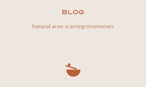 3 natural treatments for acne scarring