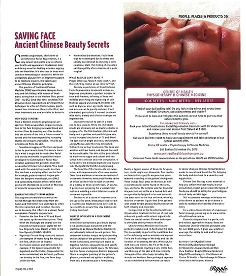 Saving Face – Ancient Chinese Beauty Secrets